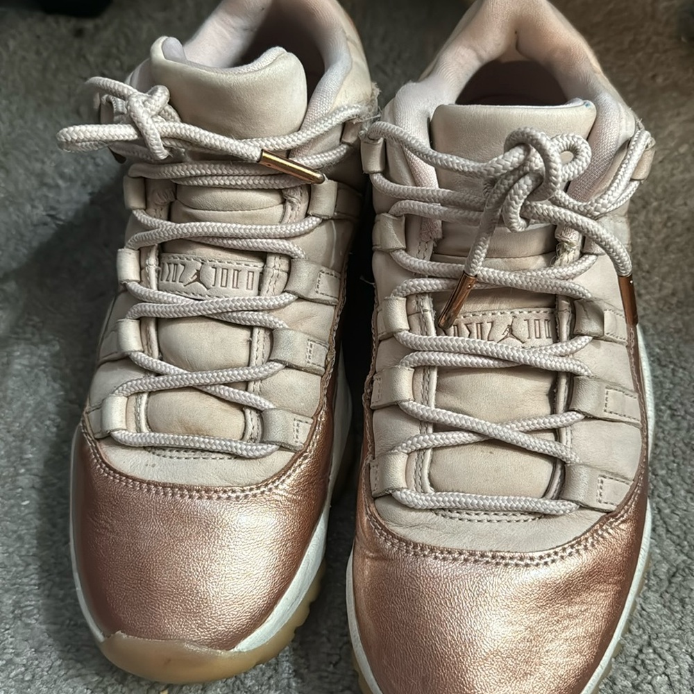 Rose Gold Jordan 11s